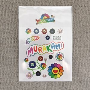 Casetify Murakami Kids Sticker Pack - Colorful Floral Designs